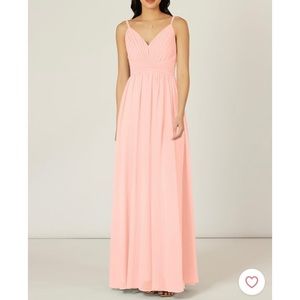 Azazie Serena in Coral, Size A8